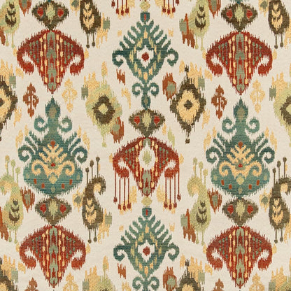D3029 Abstract & Geometric,Global Fiesta Aqua & Teal,Red & Burgundy Charlotte Fabrics