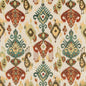 D3029 Abstract & Geometric,Global Fiesta Aqua & Teal,Red & Burgundy Charlotte Fabrics