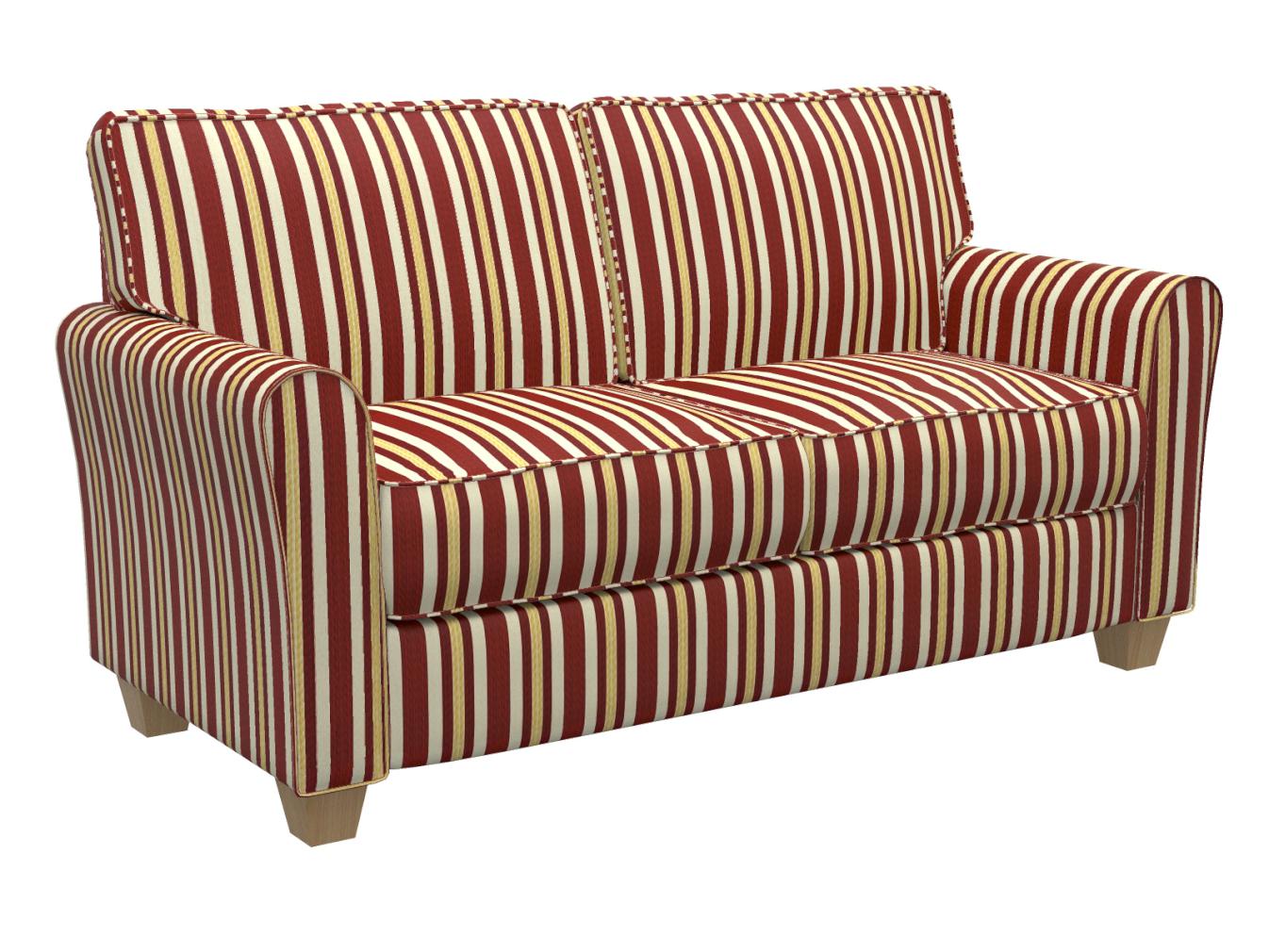 D302 Stripe Ruby Noble Stripe Red & Burgundy Charlotte Fabrics
