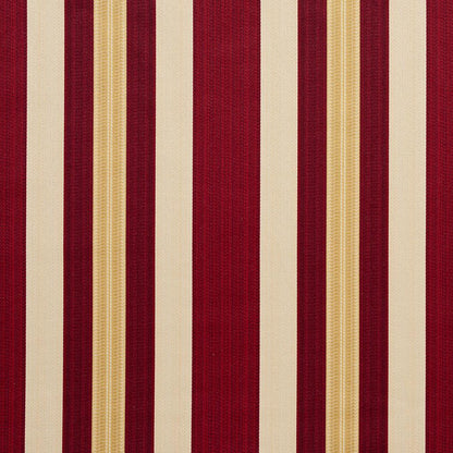 D302 Stripe Ruby Noble Stripe Red & Burgundy Charlotte Fabrics