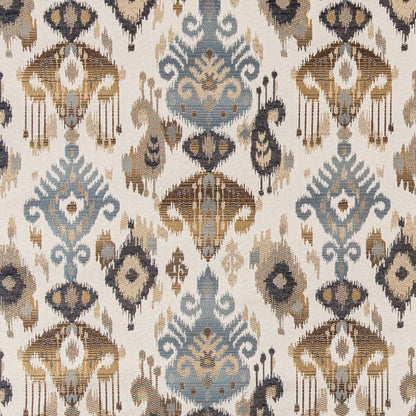 D3030 Abstract & Geometric,Global Azure Blue Charlotte Fabrics