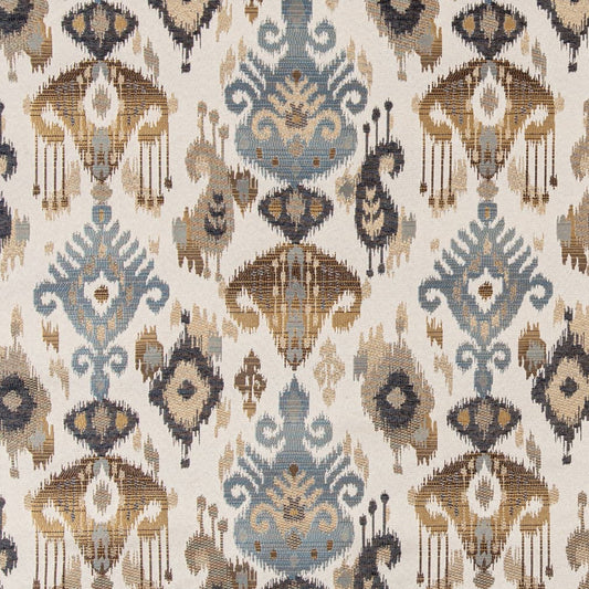 D3030 Abstract & Geometric,Global Azure Blue Charlotte Fabrics