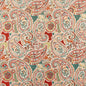 D3031 Paisley Capri Aqua & Teal,Orange & Rust Charlotte Fabrics