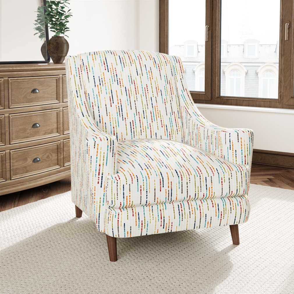 D3035 Abstract & Geometric Confetti Blue,Green,Orange & Rust Charlotte Fabrics