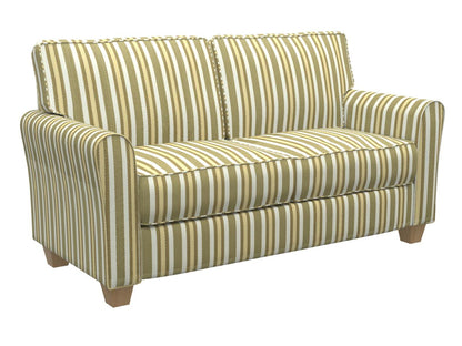 D303 Stripe Juniper Noble Stripe Green Charlotte Fabrics
