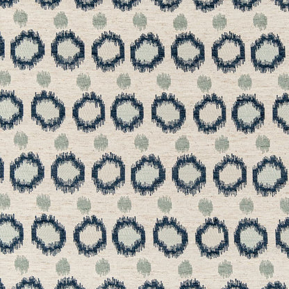 D3043 Abstract & Geometric River Blue Charlotte Fabrics
