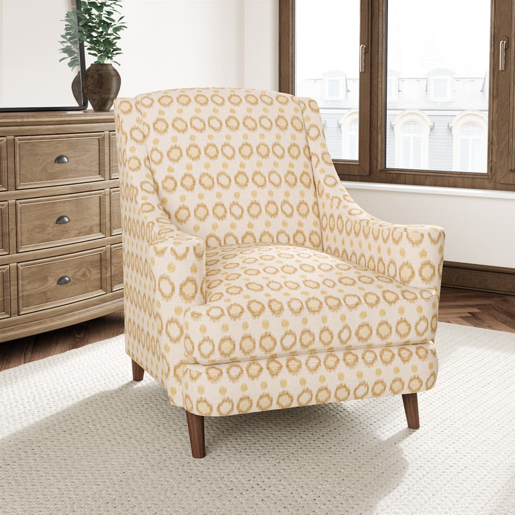 D3044 Abstract & Geometric Straw Beige & Taupe,Gold & Yellow Charlotte Fabrics