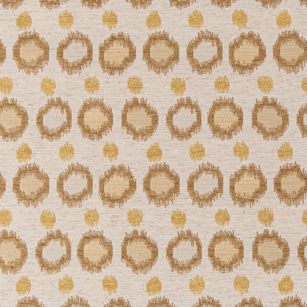 D3044 Abstract & Geometric Straw Beige & Taupe,Gold & Yellow Charlotte Fabrics