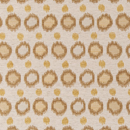D3044 Abstract & Geometric Straw Beige & Taupe,Gold & Yellow Charlotte Fabrics