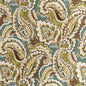 D3047 Paisley Meadow Aqua & Teal,Green Charlotte Fabrics