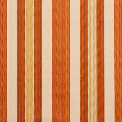 D304 Stripe Amber Noble Stripe Orange & Rust Charlotte Fabrics