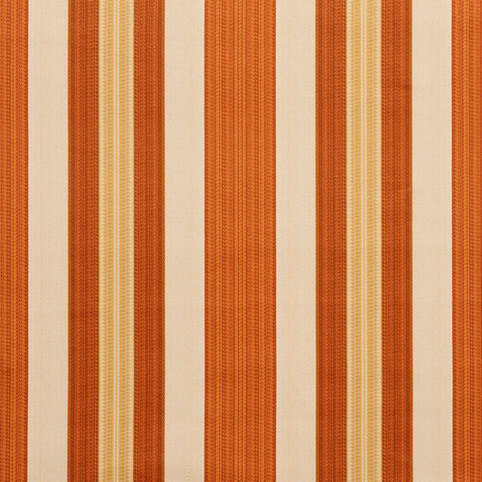 D304 Stripe Amber Noble Stripe Orange & Rust Charlotte Fabrics