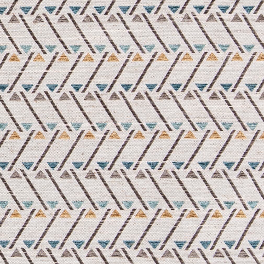 D3050 Abstract & Geometric Pool Blue Charlotte Fabrics