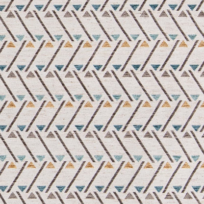 D3050 Abstract & Geometric Pool Blue Charlotte Fabrics
