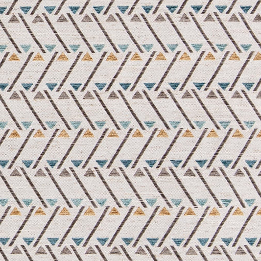 D3050 Abstract & Geometric Pool Blue Charlotte Fabrics