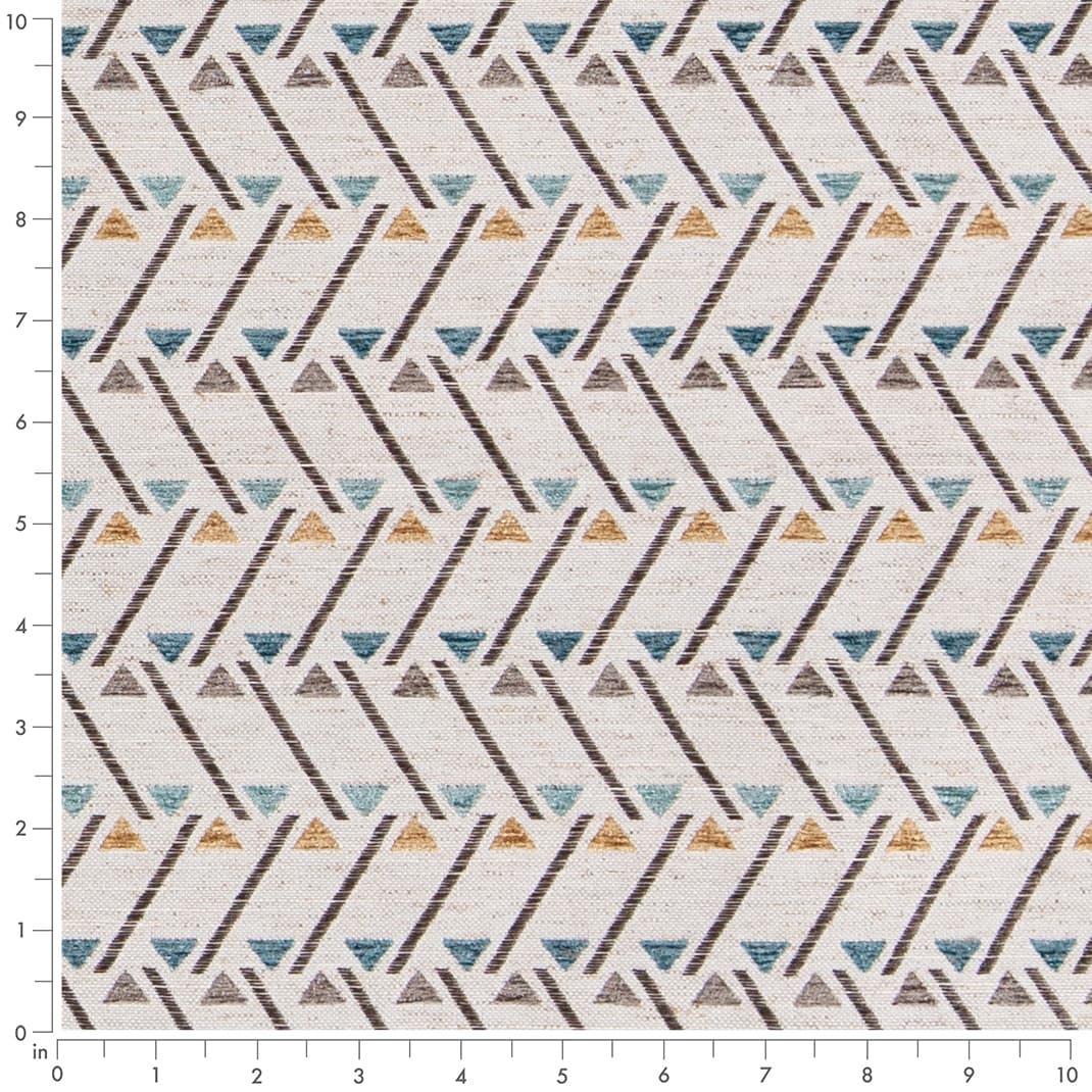 D3050 Abstract & Geometric Pool Blue Charlotte Fabrics