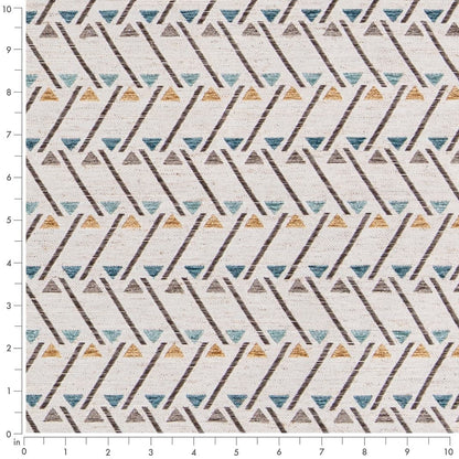 D3050 Abstract & Geometric Pool Blue Charlotte Fabrics