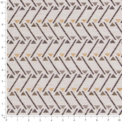 D3052 Abstract & Geometric Sand Beige & Taupe Charlotte Fabrics
