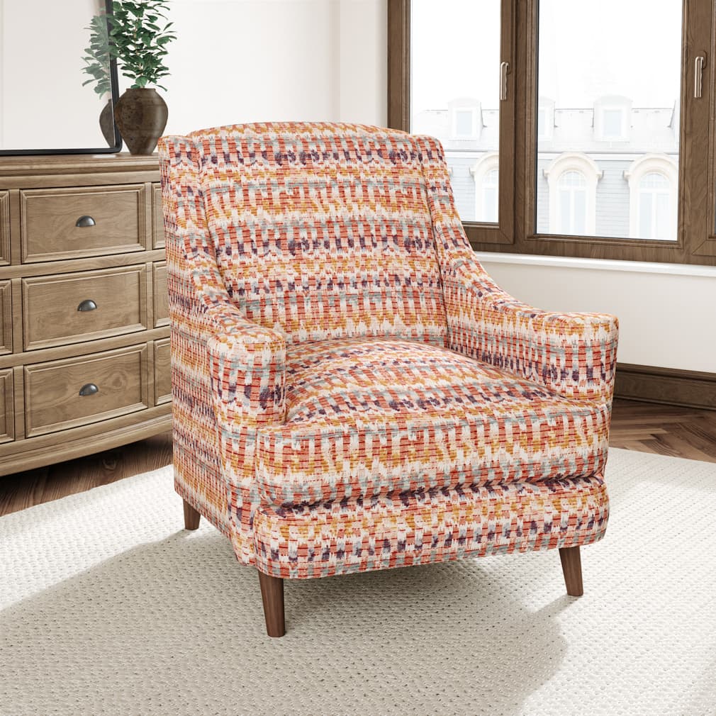 D3053 Abstract & Geometric Ruby Red & Burgundy Charlotte Fabrics