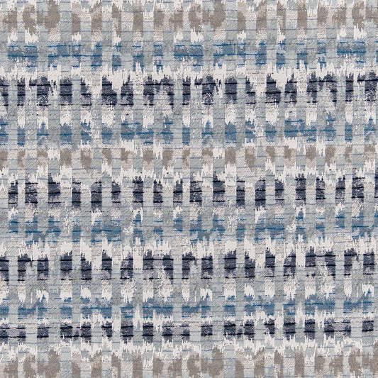 D3055 Abstract & Geometric Sky Blue Charlotte Fabrics