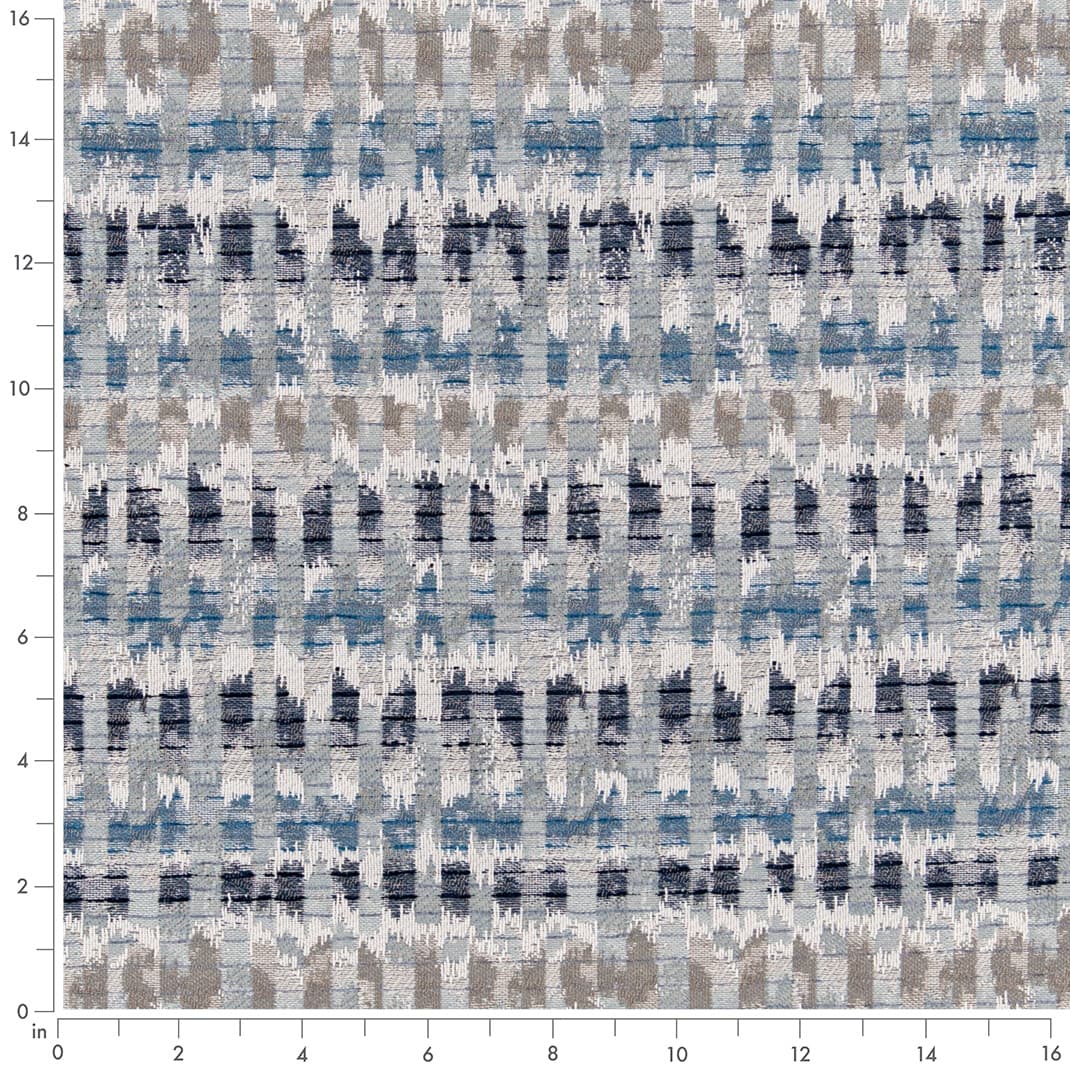 D3055 Abstract & Geometric Sky Blue Charlotte Fabrics