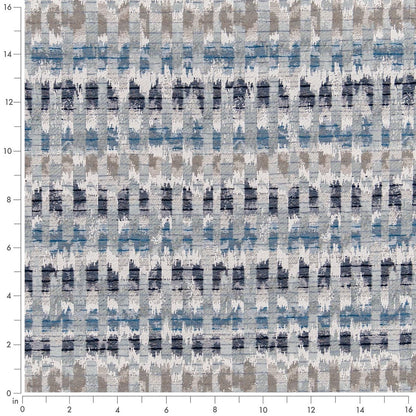 D3055 Abstract & Geometric Sky Blue Charlotte Fabrics
