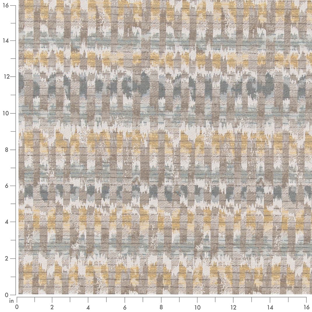 D3057 Abstract & Geometric Mineral Blue Charlotte Fabrics