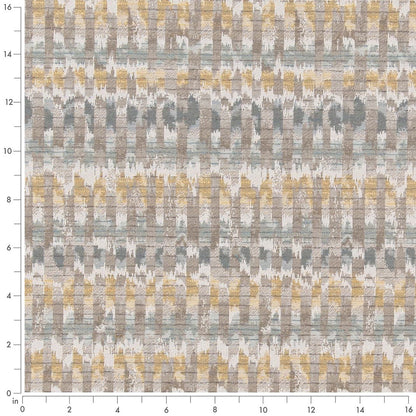 D3057 Abstract & Geometric Mineral Blue Charlotte Fabrics