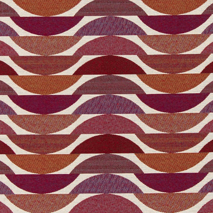 D3063 Abstract & Geometric Sangria Orange & Rust,Red & Burgundy Charlotte Fabrics