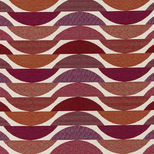D3063 Abstract & Geometric Sangria Orange & Rust,Red & Burgundy Charlotte Fabrics