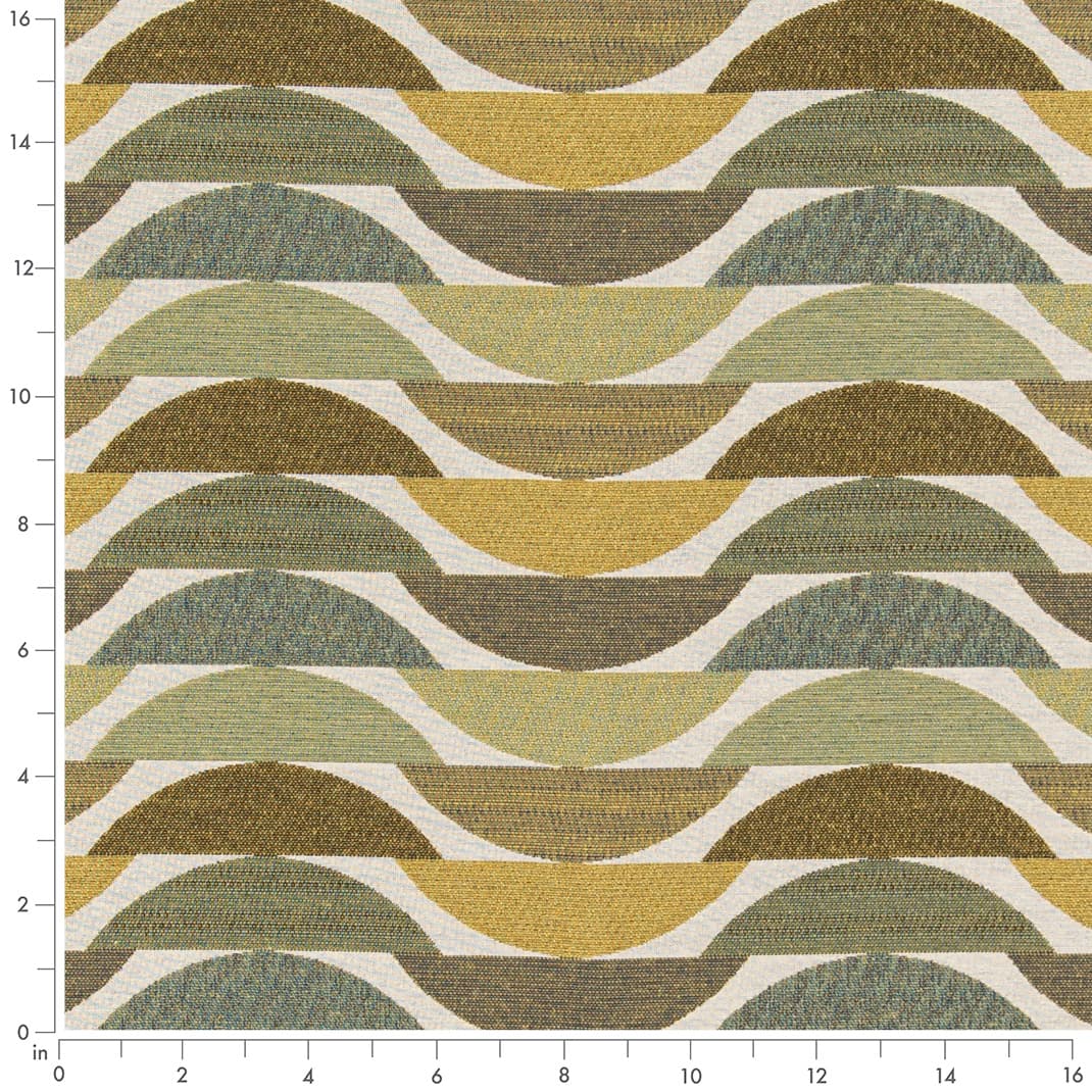 D3064 Abstract & Geometric Chartreuse Green Charlotte Fabrics