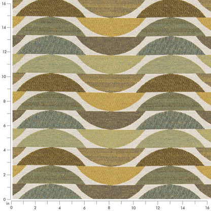 D3064 Abstract & Geometric Chartreuse Green Charlotte Fabrics