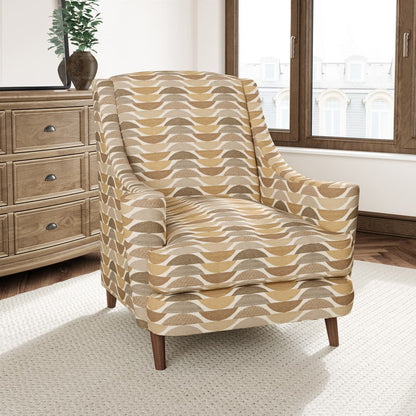 D3065 Abstract & Geometric Driftwood Beige & Taupe Charlotte Fabrics