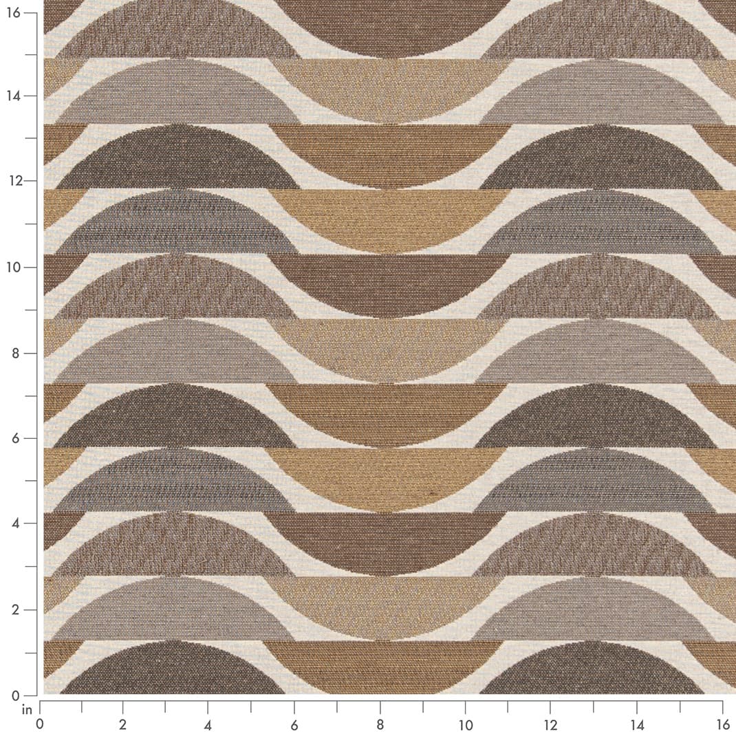 D3065 Abstract & Geometric Driftwood Beige & Taupe Charlotte Fabrics