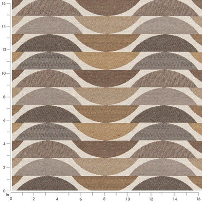 D3065 Abstract & Geometric Driftwood Beige & Taupe Charlotte Fabrics