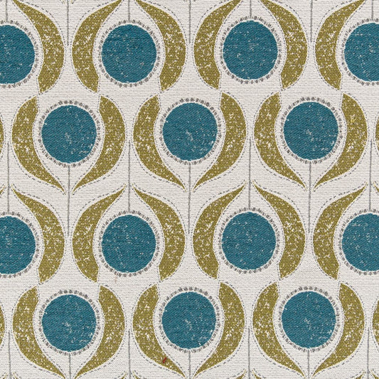 D3068 Abstract & Geometric Surf Aqua & Teal,Green Charlotte Fabrics