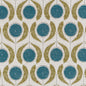 D3068 Abstract & Geometric Surf Aqua & Teal,Green Charlotte Fabrics
