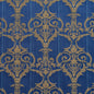 D306 Damask Regal Victorian Blue Charlotte Fabrics