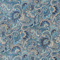 D3075 Paisley Sapphire Blue Charlotte Fabrics