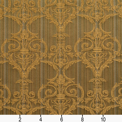 D308 Damask Juniper Victorian Green Charlotte Fabrics