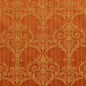 D309 Damask Amber Victorian Orange & Rust Charlotte Fabrics