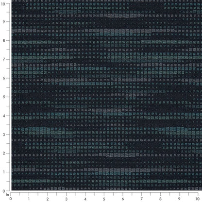 D3100 Abstract & Geometric Night Blue Charlotte Fabrics