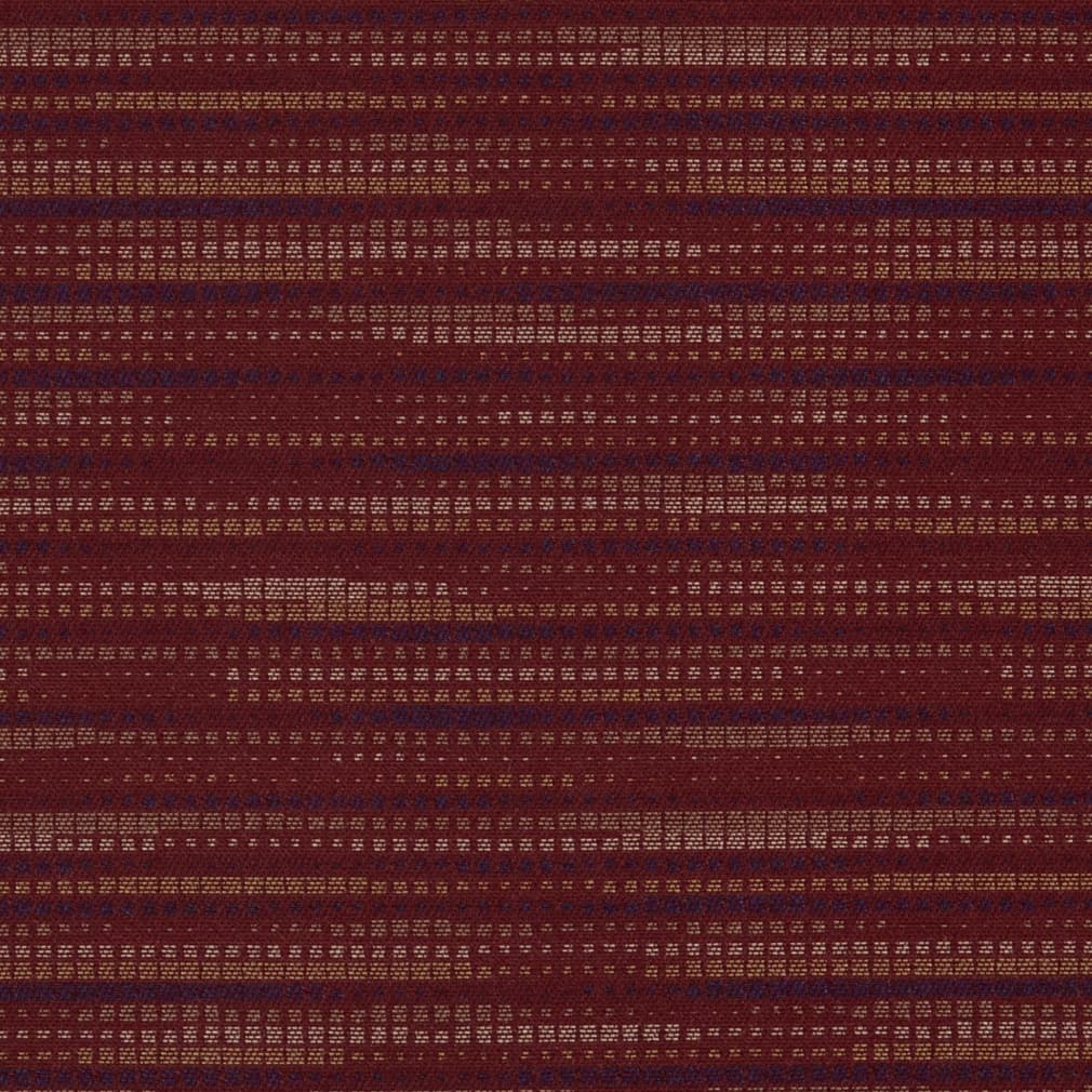 D3102 Abstract & Geometric Garnet Red & Burgundy Charlotte Fabrics