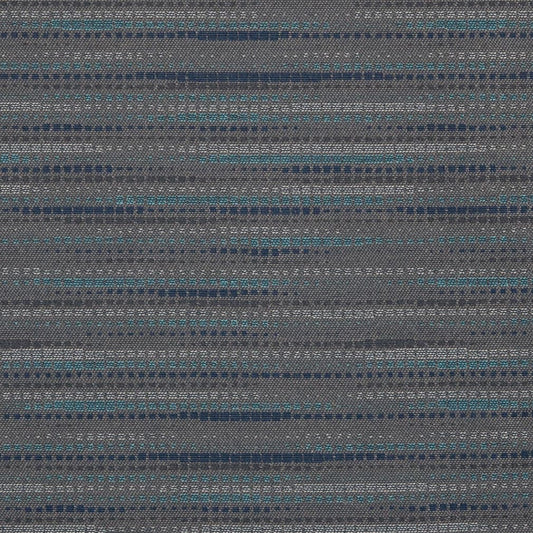 D3103 Abstract & Geometric Graphite Blue,Grey & Silver Charlotte Fabrics