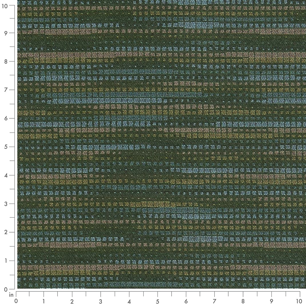 D3105 Abstract & Geometric Olive Green Charlotte Fabrics