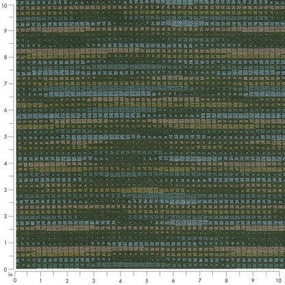 D3105 Abstract & Geometric Olive Green Charlotte Fabrics