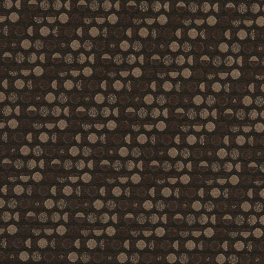 D3106 Abstract & Geometric Chocolate Black,Brown Charlotte Fabrics