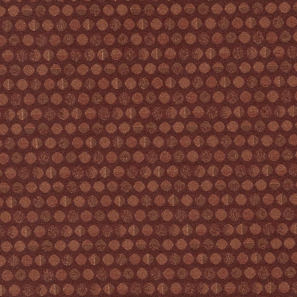 D3108 Abstract & Geometric Rust Red & Burgundy Charlotte Fabrics