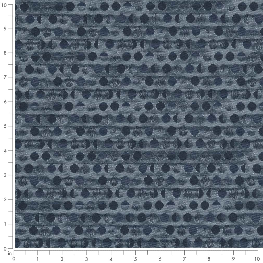 D3112 Abstract & Geometric Blue Blue Charlotte Fabrics