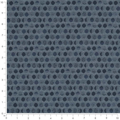 D3112 Abstract & Geometric Blue Blue Charlotte Fabrics